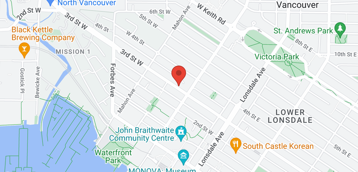 map of 224 723 W 3RD STREET